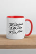 The Darkness is No Place to Be Alone Colorful Mug | The Invisible Life of Addie LaRue