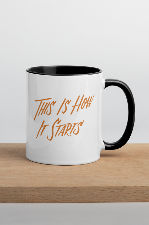 This Is How It Starts Colorful Mug | The Invisible Life of Addie LaRue