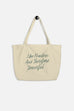 I Am Fearless and Therefore Powerful Large Eco Tote Bag | Frankenstein