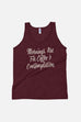 Coffee and Contemplation Unisex Tank Top
