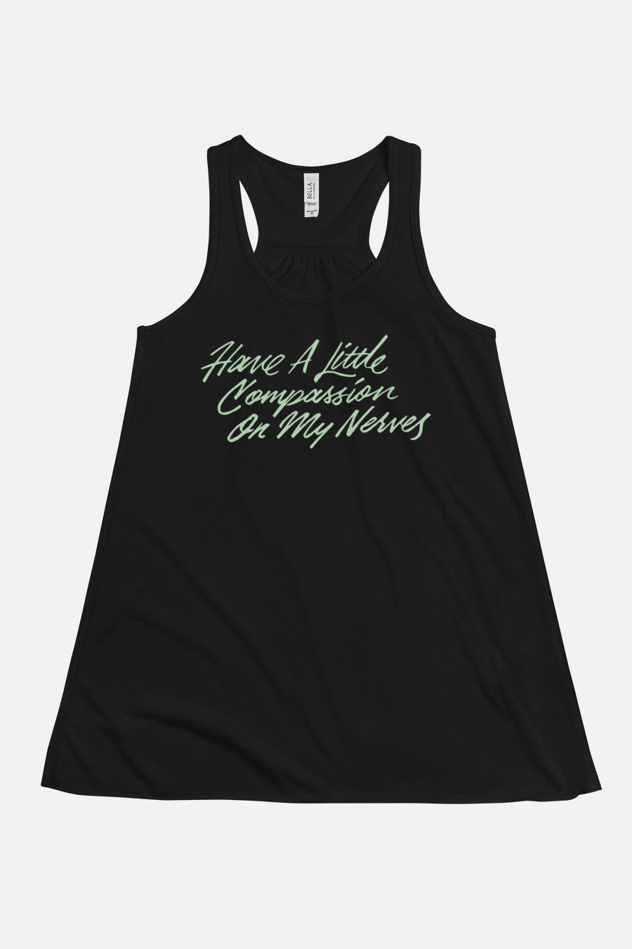 My Nerves! Fitted Flowy Racerback Tank | Pride and Prejudice