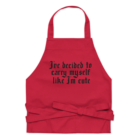 Like I'm Cute Organic Cotton Apron | OFMD