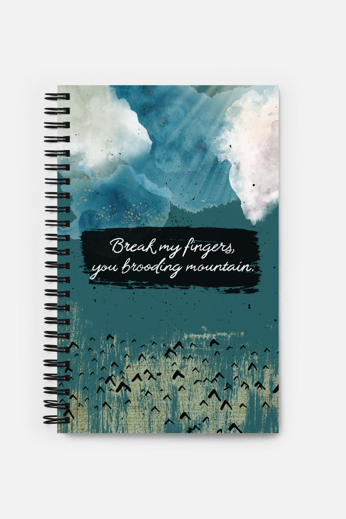 You Brooding Mountain Spiral Notebook | The Driver Collection