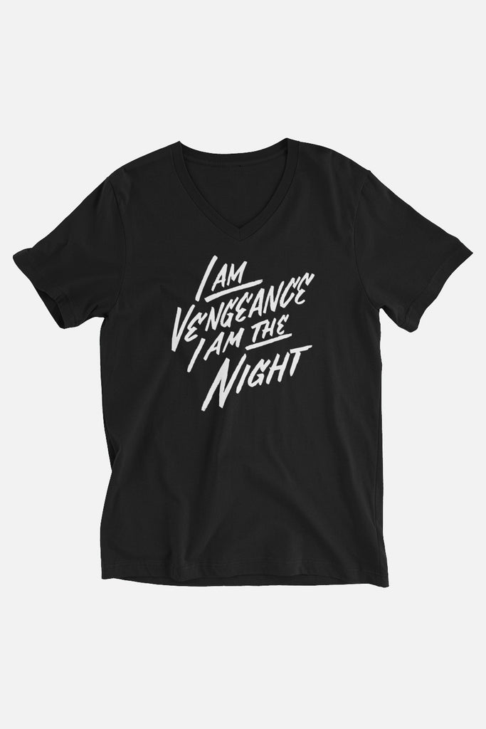 I am Vengeance Unisex V-Neck T-Shirt