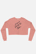 I Have to Get Off This Planet Fitted Crop Sweatshirt